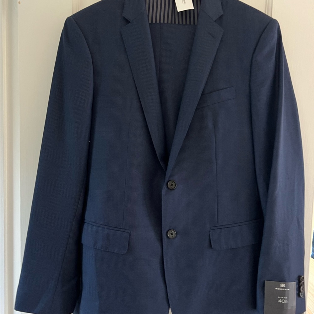 Banana Republic Navy Suit